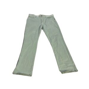 Onward Reserve Mens 5-Pocket Pants Sage Green Cotton Stretch 32/29 Straight Leg